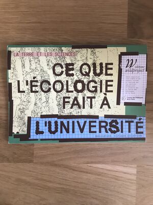 Ce que l’écologie fait à l’université